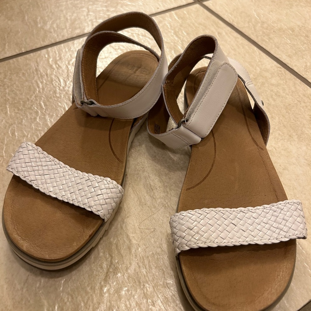 UGG Women's White Sandals - Wedding Shoes
